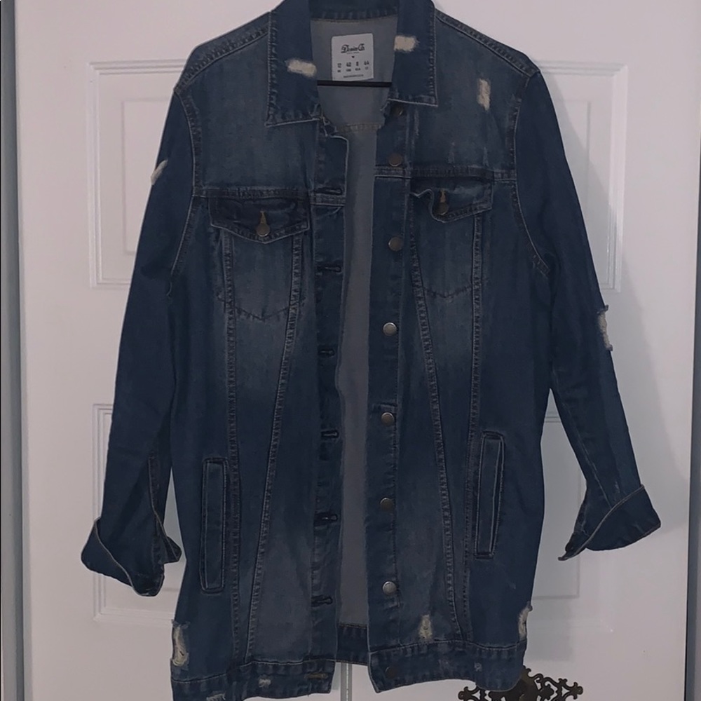 Women’s distressed denim jacket
